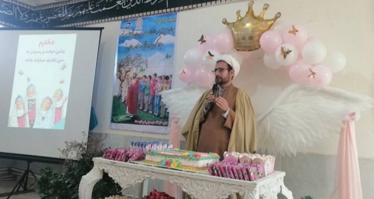 ویژه برنامه جشن تکلیف دانش آموزان مدارس دخترانه شهرستان صحنه برگزار شد