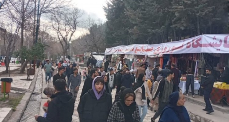 دربند صحنه مملو از حضور گردشگران نوروزی