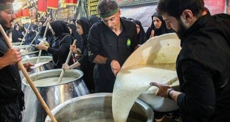 آیین سنتی "هلیم پزان" روستای اسلام آباد شهرستان صحنه در انتظار ثبت ملی