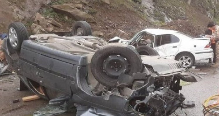 ۵ مصدوم بر اثر واژگونی پراید در محور صحنه