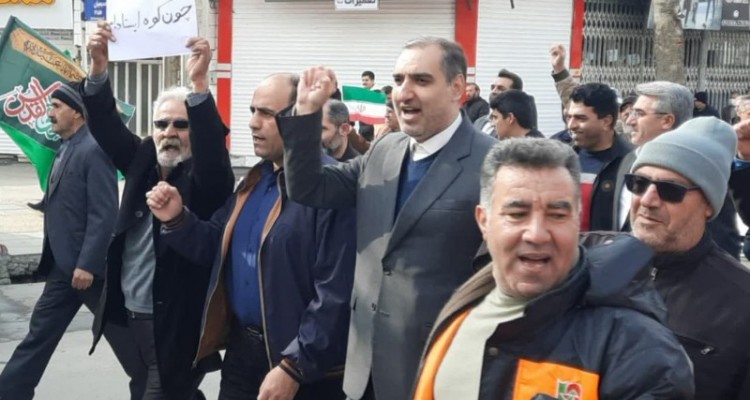 یوم الله ۲۲بهمن حضور پرشور مردم در شهرستان صحنه برگزار شد