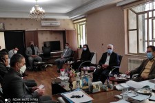 دیدار شهردار و اعضای شورای شهر صحنه با فرماندار صحنه