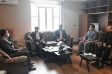 دیدار مدیرکل کمیته امداد امام خمینی (ره) کرمانشاه با فرماندار صحنه