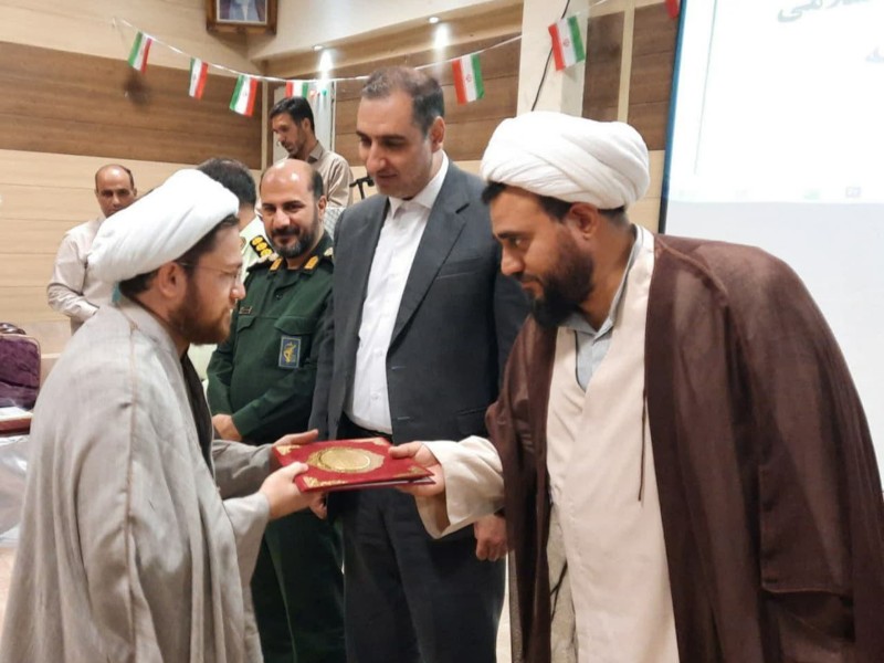 مراسم تودیع ومعارفه رئیس سازمان تبلیغات اسلامی شهرستان صحنه برگزار شد