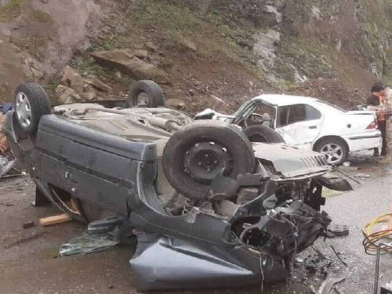 ۵ مصدوم بر اثر واژگونی پراید در محور صحنه ۵ مصدوم بر اثر واژگونی پراید در محور صحنه