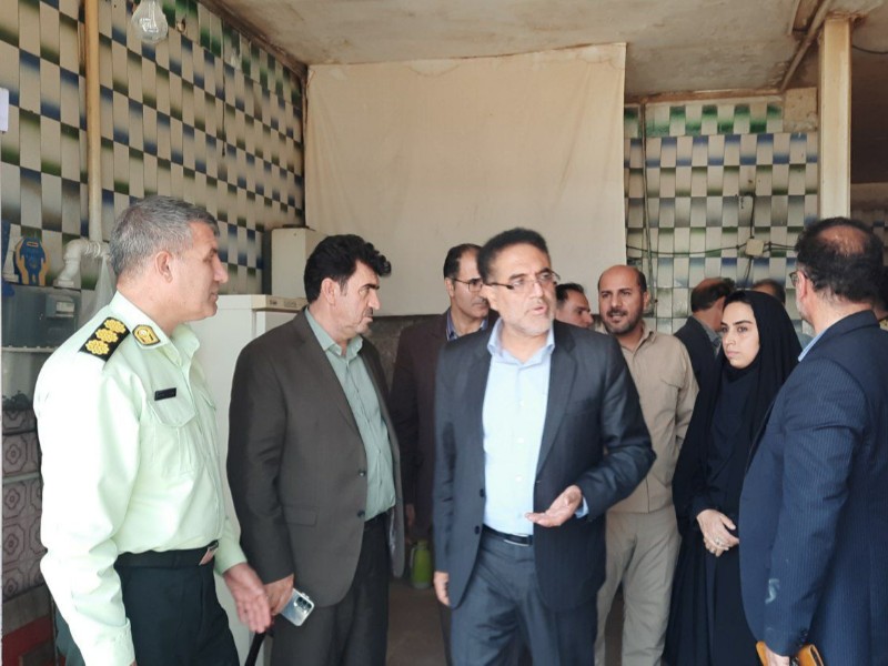 فرماندار صحنه در بازدید از نانوایی‌ها: جلب رضایت مردم در اولویت است