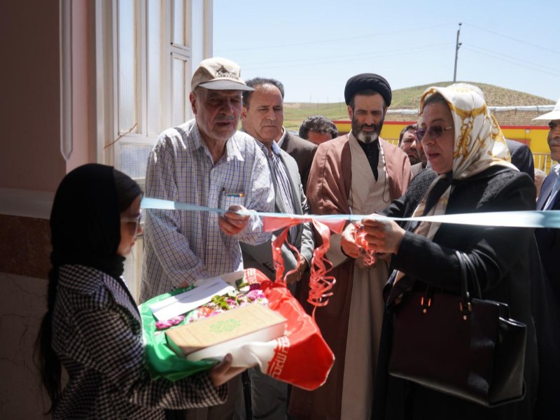 افتتاح دو مدرسه روستایی در مناطق روستایی دینور