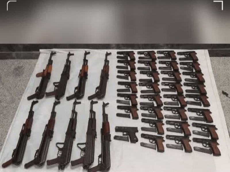 کشف ۴۰ قبضه سلاح جنگی توسط مرزبانان کرمانشاه