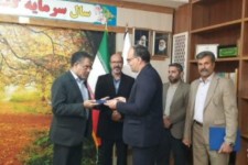 آیین تکریم و معارفه مهارتی به عنوان رئیس آبفای شهرستان صحنه برگزار شد