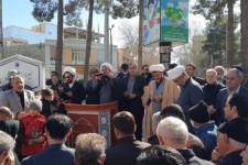 شهر صحنه در عزای رهبر شهید گریست