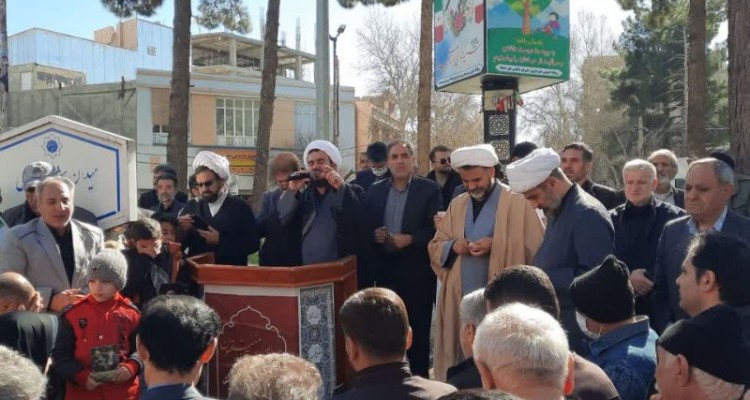 شهر صحنه در عزای رهبر شهید گریست