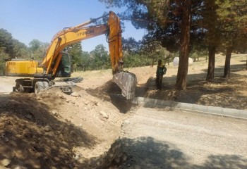 رفع مشکل آبیاری درختان پارک جنگلی محله جوادآبادصحنه پس از چندین سال
