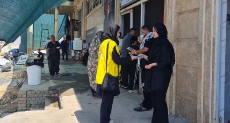 کارشناسان گردشگری صحنه به استقبال زوار اربعین رفتند