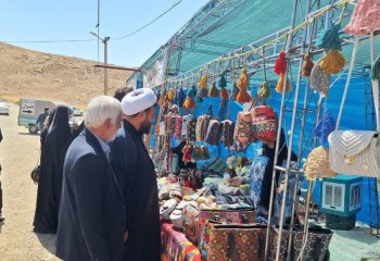 برپایی 12 غرفه صنایع‌دستی در صحنه در مسیر زائران اربعین حسینی