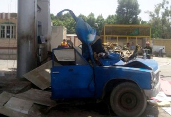 انفجار در جایگاه سی ان جی صحنه یک کشته و سه مصدوم برجای گذاشت