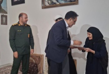 دیدار با خانواده معظم شهدای صحنه به مناسبت هفته دفاع مقدس