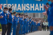 مراسم عزاداری باشکوه کارکنان ایران خودرو کرمانشاه در صحنه برگزار شد