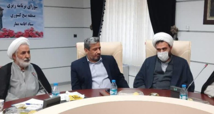 جلسه شورای برنامه ریزی منطق پنج کشوری در شهرستان صحنه برگزار شد
