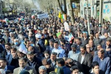 راهپیمایی با شکوه ۲۲ بهمن در شهرستان صحنه برگزار شد
