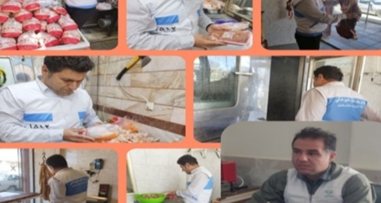۶۰ کیلو گرم فرآورده خام دامی غیر بهداشتی در صحنه امحاء شده است