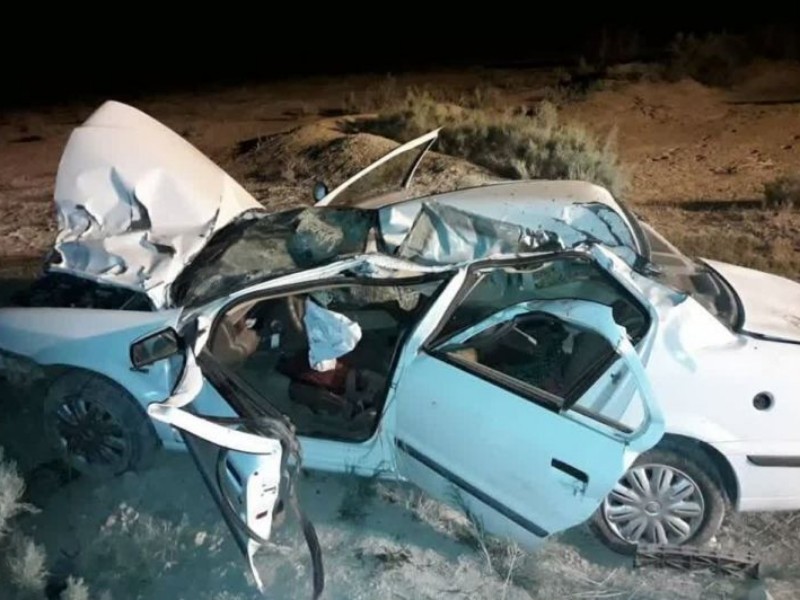 واژگونی سمند در محور بیستون به صحنه یک فوتی بر جای گذاشت واژگونی سمند در محور بیستون به صحنه یک فوتی بر جای گذاشت