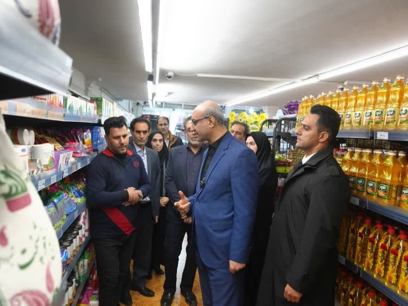 بازدید استاندار کرمانشاه از فروشگاههای زنجیرهای عرضه مواد غذایی در شهر صحنه بازدید استاندار کرمانشاه از فروشگاههای زنجیرهای عرضه مواد غذایی در شهر صحنه
